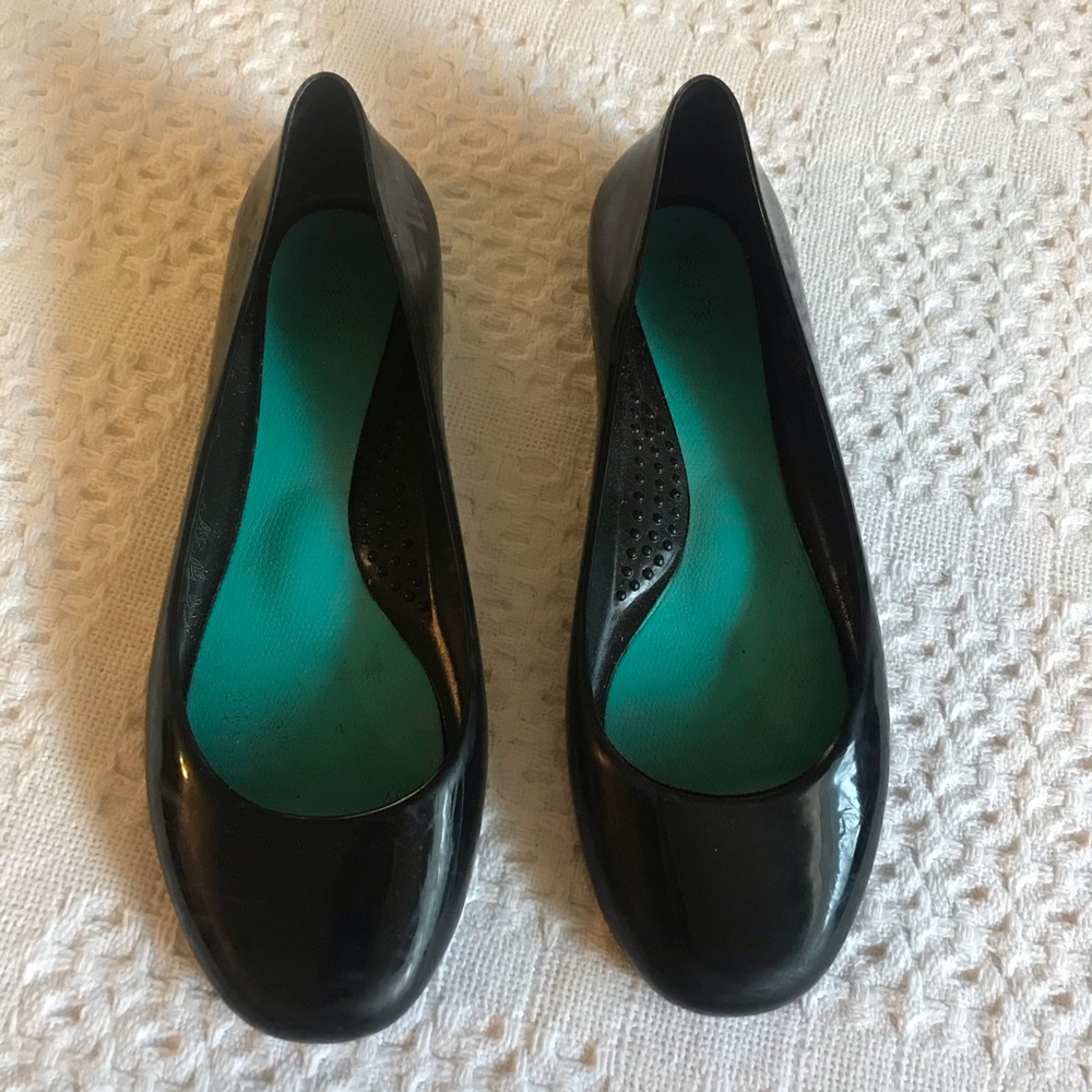 Oka-B Ballet Flats - Shiny Black